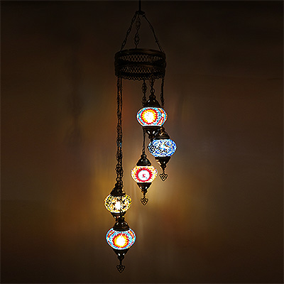 Mosaicglass hanging lamp - MN2AH5