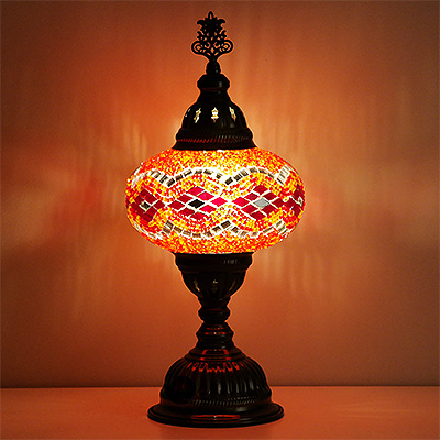 Mozaiküveg asztali lámpa - BTM 17 NP13