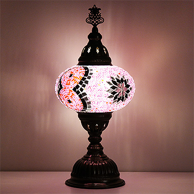 Mozaiküveg asztali lámpa - BTM 17 L6