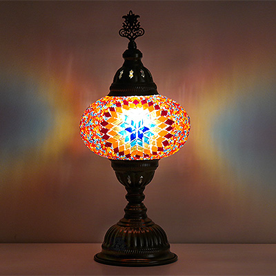 Mozaiküveg asztali lámpa - BTM 17 NSZ2