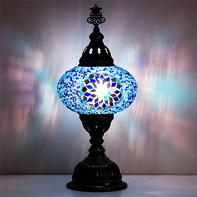 Mozaiküveg asztali lámpa - BTM 17 K20