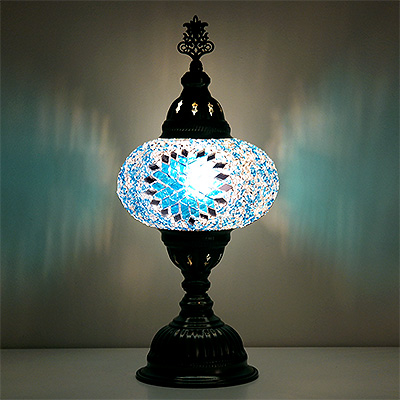 Mozaiküveg asztali lámpa - BTM 17 KF1