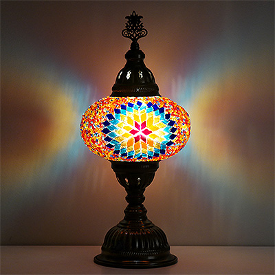 Mozaiküveg asztali lámpa - BTM 17 NSZ4