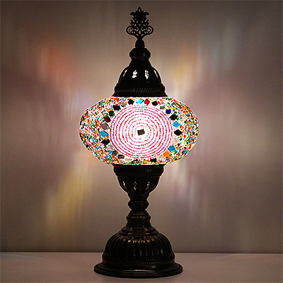 Mozaiküveg asztali lámpa - BTM 17 SZ38