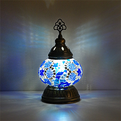 Mozaiküveg asztali lámpa - BUM 835 K14