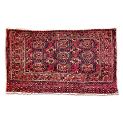 Tekke - régi kézi csomózású türkmén szőnyeg - KR 1726