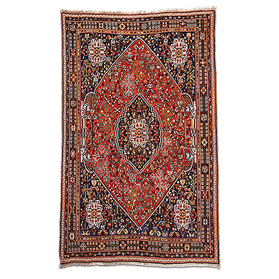 Persepolis Qashqai - hand knotted old persian carpet - KR 2042