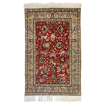 Kayzeri - régi török selyem szőnyeg - KR 1954
