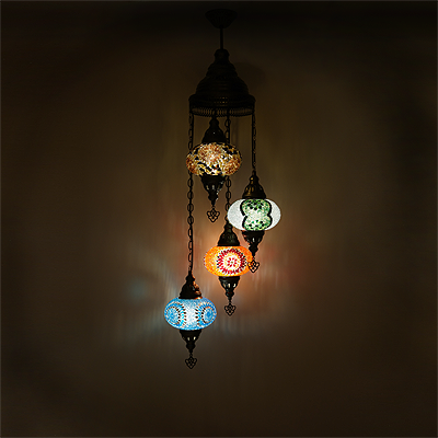 Mosaicglass hanging lamp - MN2AK4H 1