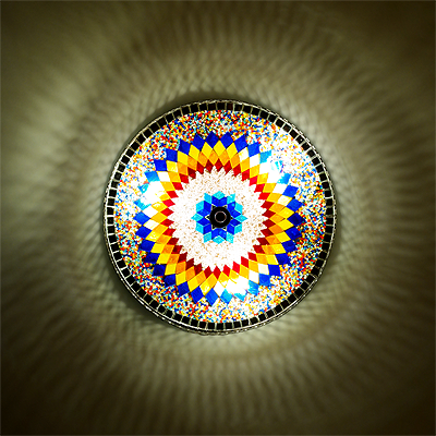 Mozaiküveg fali/mennyezeti lámpa - MA30 SZ1