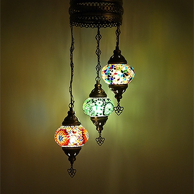 Mosaicglass hanging lamp - MN2A3IL-B