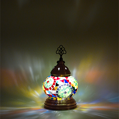 Mozaiküveg asztali lámpa - MN2DM SZ3