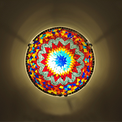 Mozaiküveg fali/mennyezeti lámpa - P 301 MSZ3