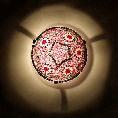 Mozaiküveg fali/mennyezeti lámpa - P 20 L1