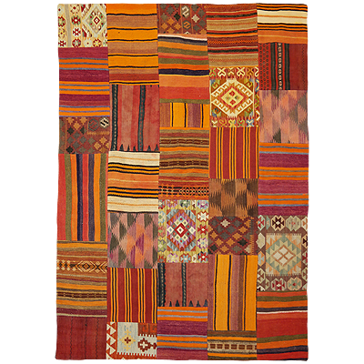 Patchwork kilim - woven oriental carpet - SP 55 017
