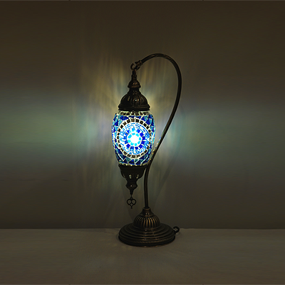 Mozaiküveg karos asztali lámpa - TM 11L 067