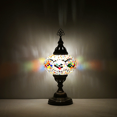 Mozaiküveg asztali lámpa - TM 14 SZ2