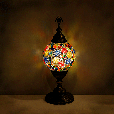 Mozaiküveg asztali lámpa - TM 15 SZ7