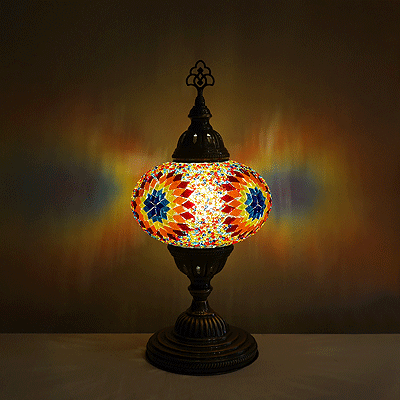 Mozaiküveg asztali lámpa - TM 17 MSZ1