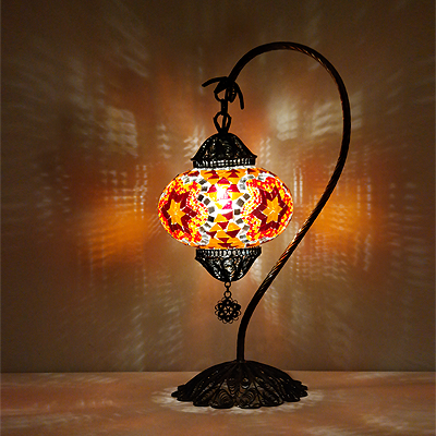Mozaiküveg karos asztali lámpa - UKT 239 N1
