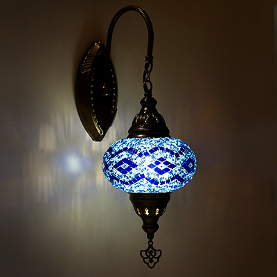 Mozaiküveg fali lámpa - WM 15T K2
