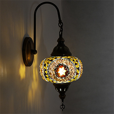 Mozaiküveg fali lámpa - WM 17T B10