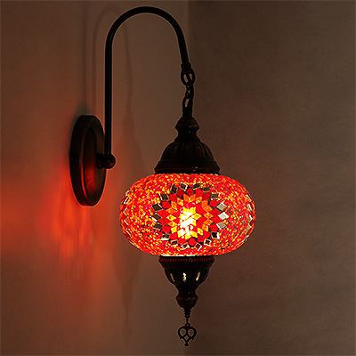 Mozaiküveg fali lámpa - WM 17T N13