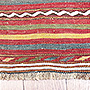 Régi kézi szövésű iráni kilim szőnyeg - AAB 057