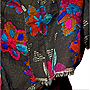 Silk embroidered woolen shawl  - KBW 18 094