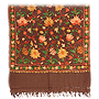 Silk embroidered woolen shawl  - KEJ 285 007