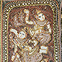 Antik Kalaga hímzésű falikép - KR 1151