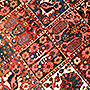 Bakhtiari - régi iráni szőnyeg - KR 1549