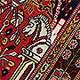 Persepolis Qashqai - hand knotted old persian carpet - KR 2042
