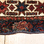 Régi finom csomózású iráni Beludj szőnyegtáska - KR 1736