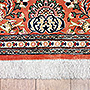Ghom - hand knotted signed silk carpet - KR 1990
