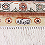 Finom csomózású kínai selyem szőnyeg, jelzett - KR 1995