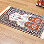 Finom csomózású kínai selyem szőnyeg, jelzett - KR 1995
