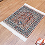 Kézi csomózású jelzett kínai selyem szőnyeg - KR 1998
