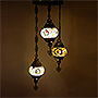 Mosaicglass hanging lamp - MN2A3