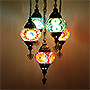 Mosaicglass hanging lamp - MN2A5SIL