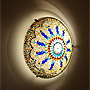 Mozaiküveg fali/mennyezeti lámpa - P 402 SZ6