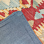 Patchwork kilim - woven oriental carpet - SP 55 023