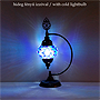 Mozaiküveg karos asztali lámpa - TM 138 K4